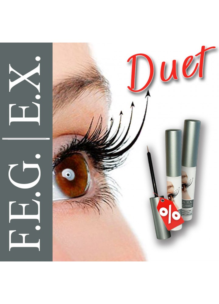 F.E.G. | eX Duet Сироватка для росту вій 2x3 мл | Дует | знижка -28% вже в ціні