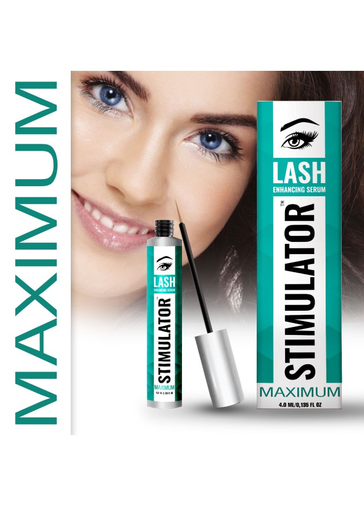 Потужна сироватка для стимуляції росту здорових і довгих вій Lash Stimulator MAXIMUM  4 мл